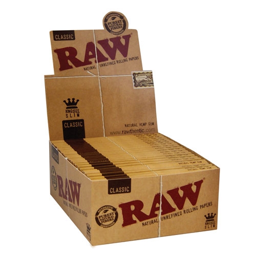 Raw King Size Slim Classic - 50/Display