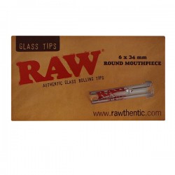 Raw Glass Tips Round - 1 Und.