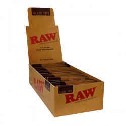 Raw Glass Tips Flat - 1 Und.