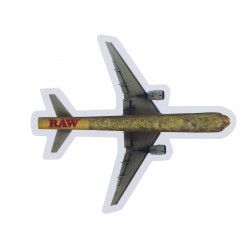 Raw Pegatina Airplane