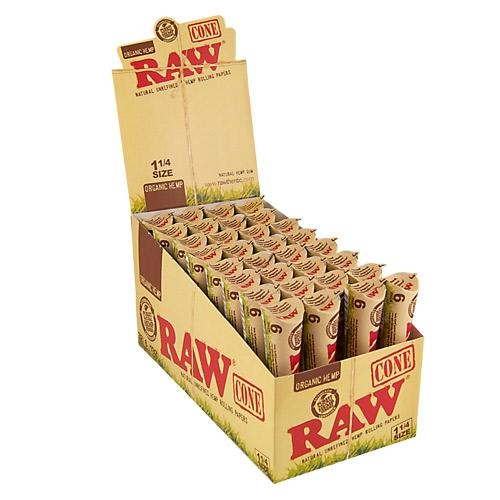 Raw Conos 1 ¼  Organic PK6...