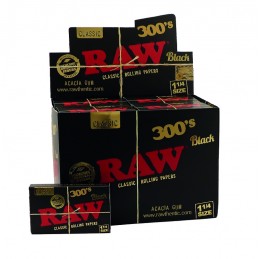 Raw 300 1¼ Black 40/Display