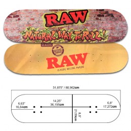Raw Skate Board Bricks &...