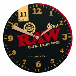 Raw Black Wall Clock