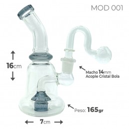 Bong Percolador Oiler 16cm...