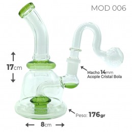 Bong Percolador Oiler 17cm...