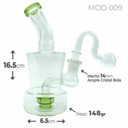 Bong Percolador Oiler 18cm...