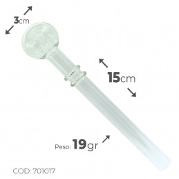 Pipa Cristal Double Ring 16cm