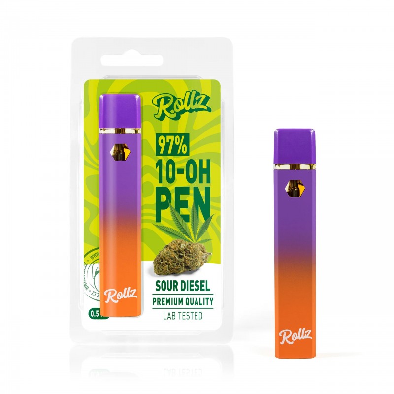 Vape de 10-OH 97%. Sour Diesel 2ml Rollz