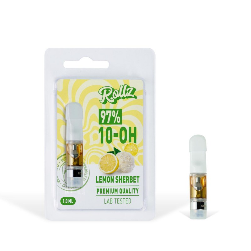 Cartucho Vape 10-OH 1ml 97% - Lemon. ROLLZ