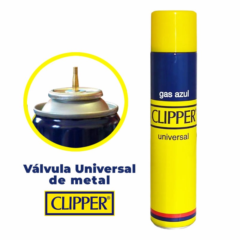 Gas Clipper 300Ml Válvula de metal