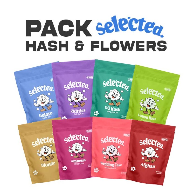 Pack Selected Cbd Hash & Flowers
