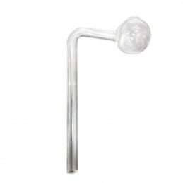 Acople Liso 10cm para pipa con entrada de goma