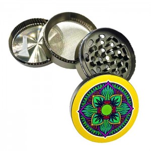 Grinder Aluminio Herbs Mosaico 63mm/4 Partes