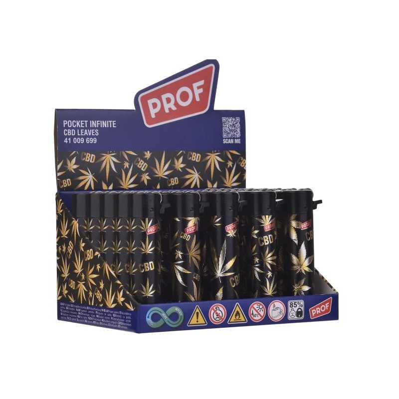 Mechero 3D Efecto CBD Refill Round/ 25Unid.