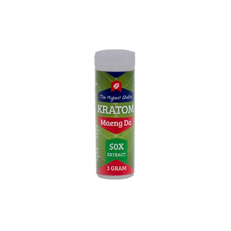 Kratom Red Maeng da 50X Extracto. 1gr