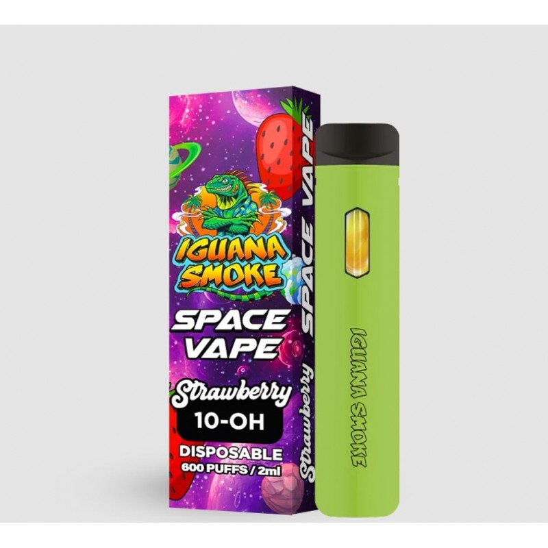 Vaper 10-OH 90% Strawberry. Iguana Smoke