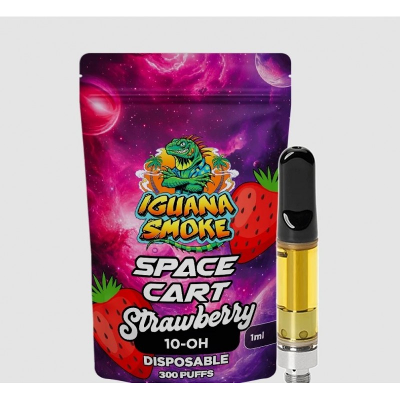 Cartucho 10-OH Strawberry. Iguana Smoke