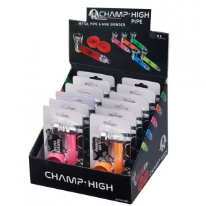 Pipa Metal Grinder Champ High/Display 12unid