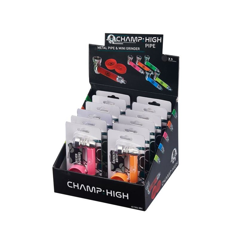 Pipa Metal Grinder Champ High/Display 12unid