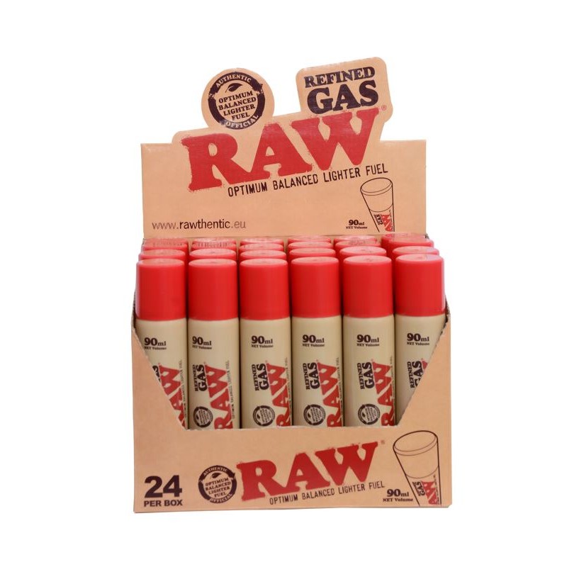 RAW Gas Refinado 90 ml. Display 24 Unidades