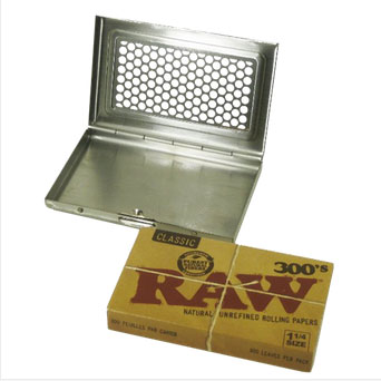 raw caja metal grinder 