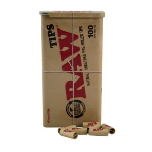 caja filtros raw prerolled