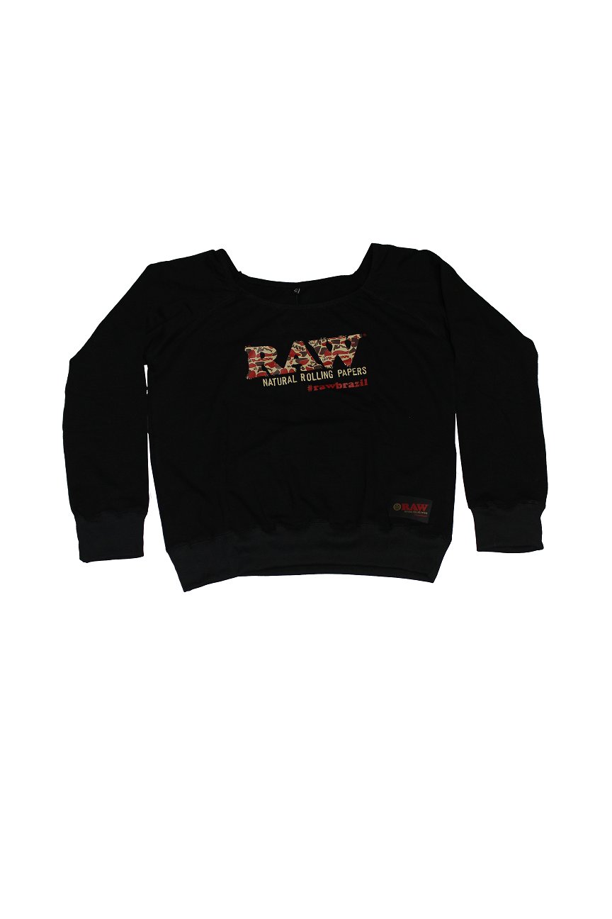 Sudadera Chica Raw Brazil